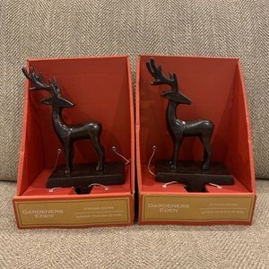 Reindeer stocking holder